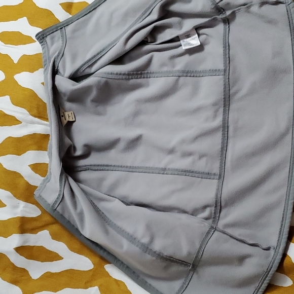 Woolrich Size Medium Fleece Lined Softshell Windbreaker Jacket Gray Womens - Picture 3 of 8